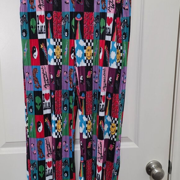 Patchwork Print Plisse Set - Picture 13 of 15